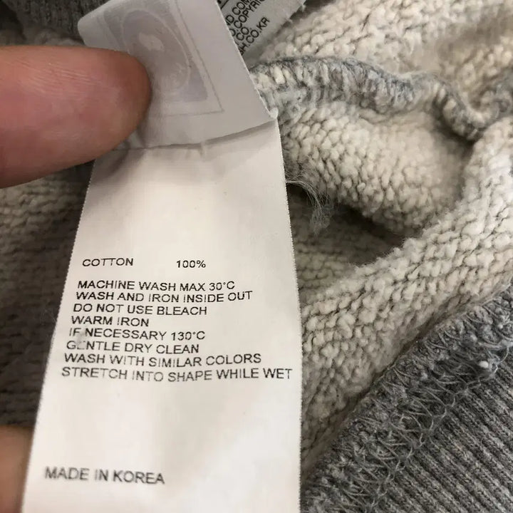 [BUNJANG] Kirsh Cherry Logo Gray Hoodie / 키르시 체리로고 그레이후드 1 FREE