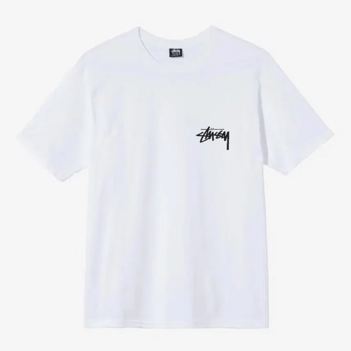 [BUNJANG] Stussy Embroidered Crystal Reflection Short Sleeve T-Shirt White XL / 스투시 자수정 리플렉션 반팔 티셔츠 화이트 XL