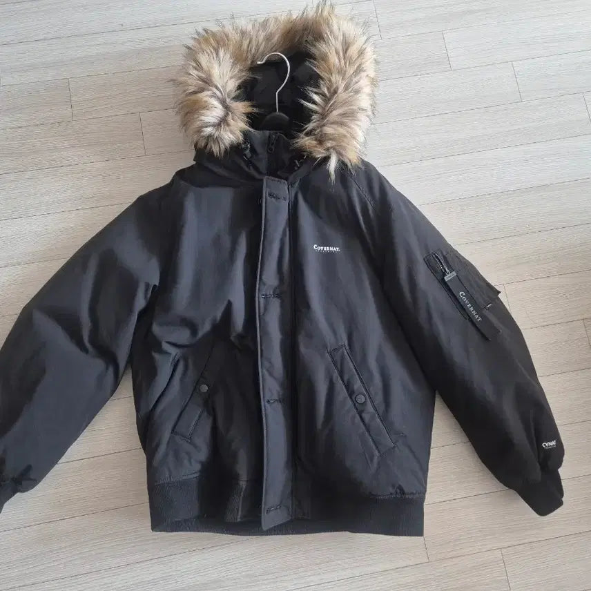 [BUNJANG] Covernat Black Hooded Padded Jacket XL / 커버낫 블랙 후드 패딩 점퍼 105(XL)