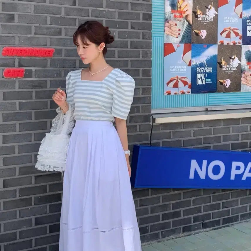 [BUNJANG] BXCINI Flare Skirt / 바이씨니 자체제작 플레어 스커트