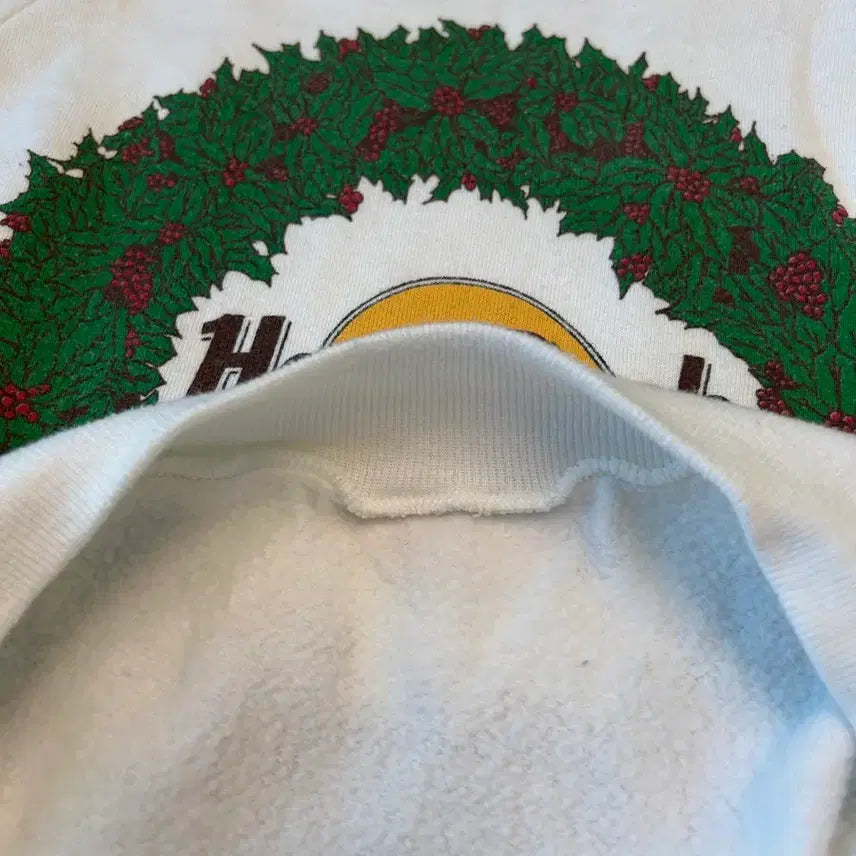 [BUNJANG] Hard Rock Cafe New York White Sweatshirt / 하드락카페 뉴욕 화이트 맨투맨
