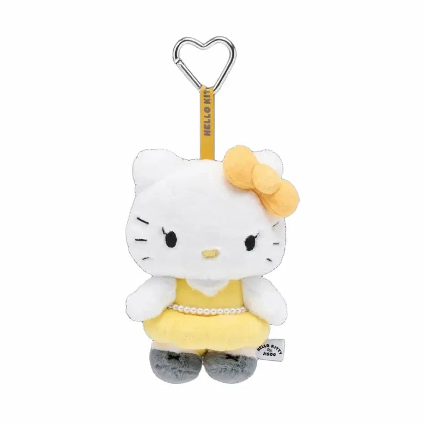 [BUNJANG] Jisoo Hello Kitty Plush Keyring Yellow Collaboration / (오늘끝,예쁜개체) 헬로키티 X 지수 플러시 키링 옐로우 콜라보