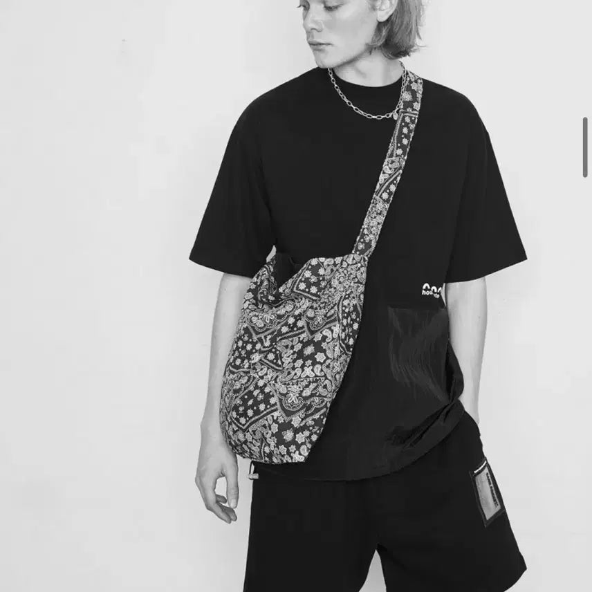 [BUNJANG] Our Minute Seconds Paisley Eco Bag Red / 아워미닛세컨즈 페이즐리 에코백 레드