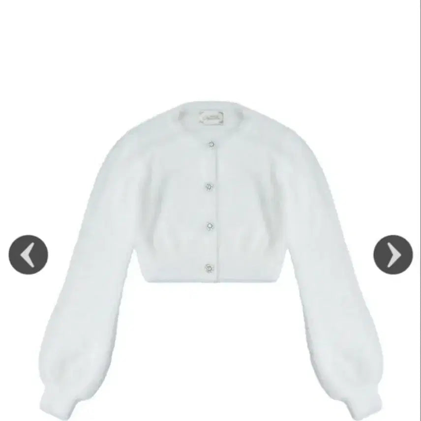 [BUNJANG] Michel Macaron White Fur Collar Knit Cardigan / 미셸마카롱 퍼카라니트 일브 지뢰양산걸리스나계 빈티지 히메갸루 다리치피움