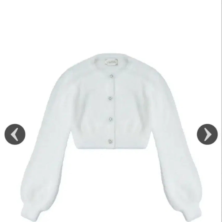 [BUNJANG] Michel Macaron White Fur Collar Knit Cardigan / 미셸마카롱 퍼카라니트 일브 지뢰양산걸리스나계 빈티지 히메갸루 다리치피움