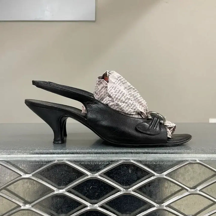 [BUNJANG] Ferragamo Gancini Slingback 8.5B / 페레가모 간치니 슬링백 8.5B (gr-3790)