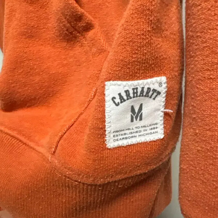 [BUNJANG] Carhartt Orange Hoodie S / 칼하트 오렌지색 후드티 S
