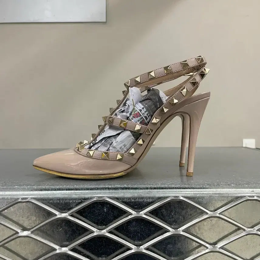 [BUNJANG] Valentino Rockstud Slingback Heels / 발렌티노 락스터드 슬링백 37 (gr-3794)