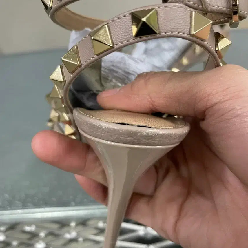 [BUNJANG] Valentino Rockstud Slingback Heels / 발렌티노 락스터드 슬링백 37 (gr-3794)