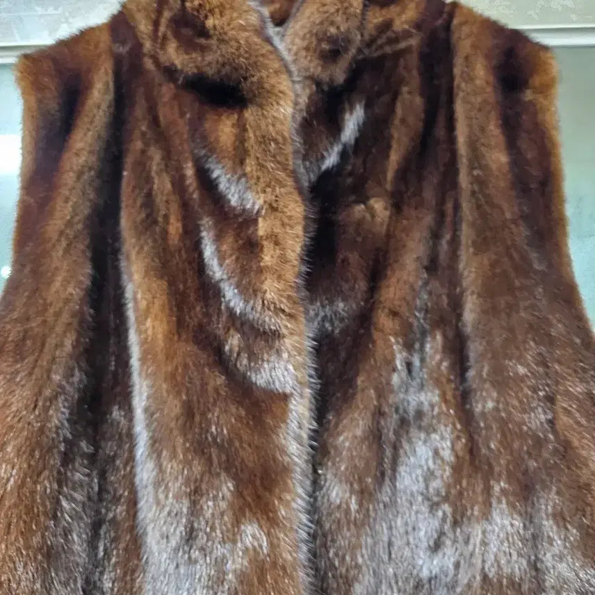 [BUNJANG] Jindo Mahogany Mink Vest / 진도 마호가니 플스킨 진도 밍크 베스트