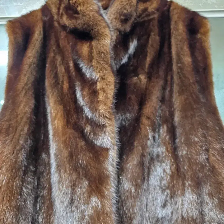 [BUNJANG] Jindo Mahogany Mink Vest / 진도 마호가니 플스킨 진도 밍크 베스트
