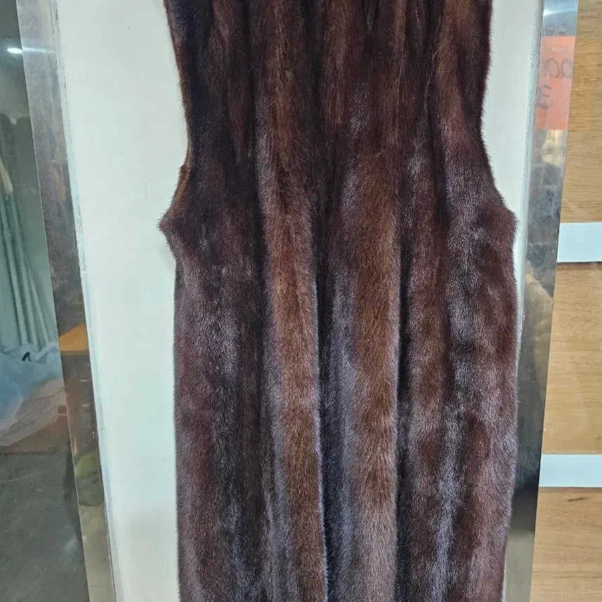 [BUNJANG] Jindo Mahogany Mink Vest / 진도 마호가니 플스킨 진도 밍크 베스트