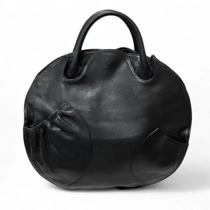 [BUNJANG] Michiamo Keep Leather Round Tote Bag / 미키아모 킵레더 라운드 토트백 준야 꼼데 요지같은 재패니즈 브랜드