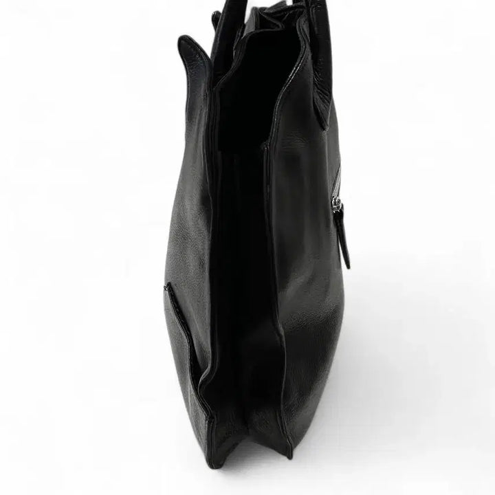 [BUNJANG] Michiamo Keep Leather Round Tote Bag / 미키아모 킵레더 라운드 토트백 준야 꼼데 요지같은 재패니즈 브랜드