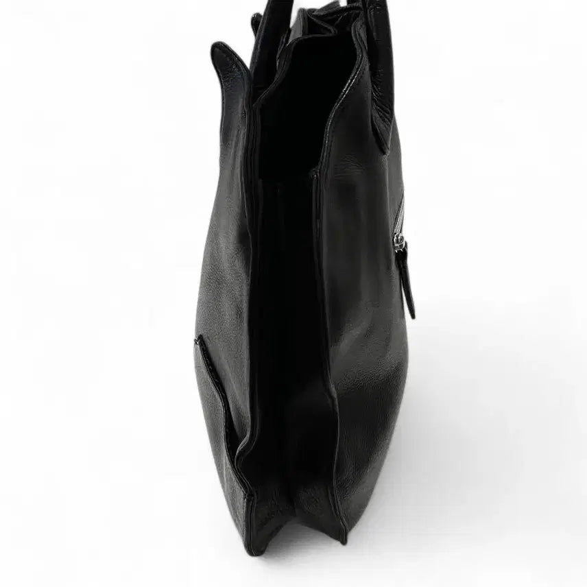 [BUNJANG] Michiamo Keep Leather Round Tote Bag / 미키아모 킵레더 라운드 토트백 준야 꼼데 요지같은 재패니즈 브랜드