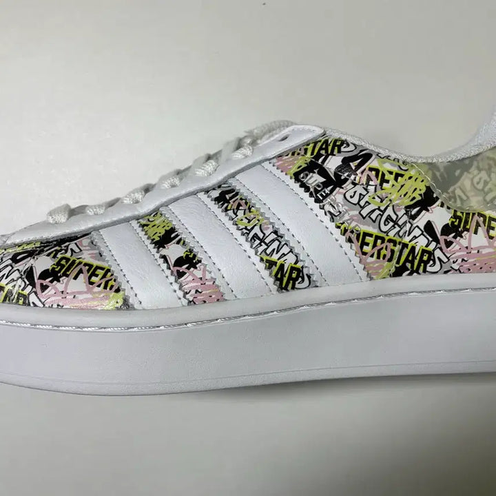 [BUNJANG] Adidas Superstar Bold Graffiti Print / 아디다스 슈퍼스타 볼드 그래피티 프린트