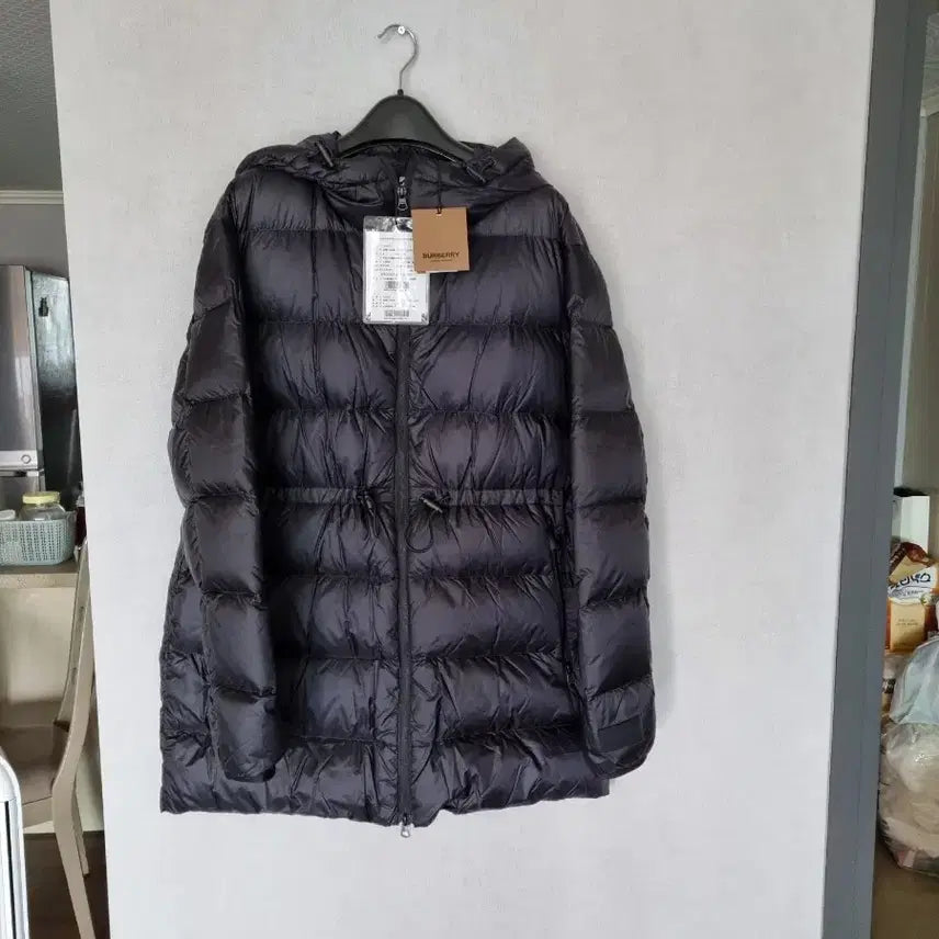 [BUNJANG] Burberry Aspen Black Goose Down Hooded Padded Jacket / 새제품)버버리 아스펜 블랙 후드 구스패딩 L77~88