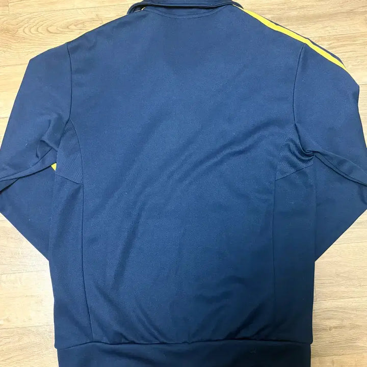 [BUNJANG] Adidas Navy/Yellow Track Top / 아디다스 네이비/옐로우 삼선 트랙탑
