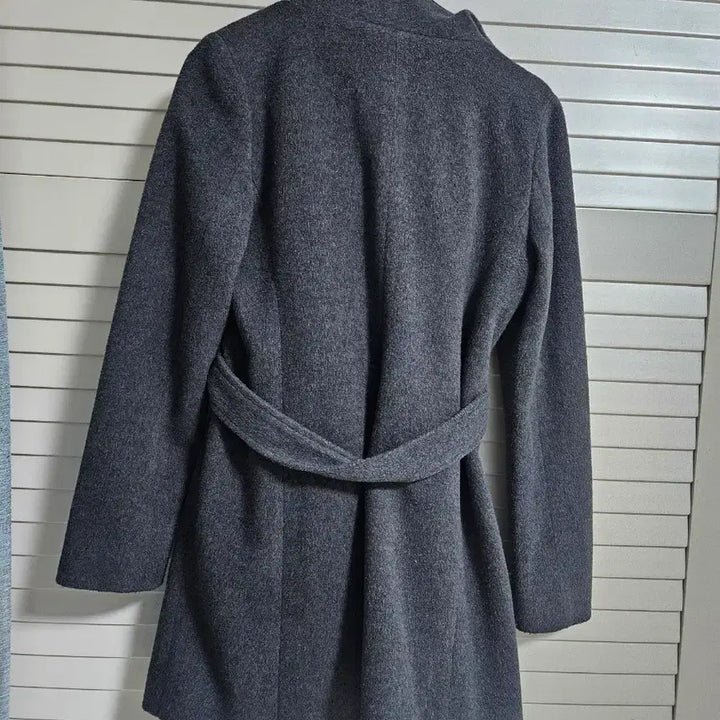 [BUNJANG] Gray Wool Half Coat (Size 55-66) / (착샷)그레이모직 반코트(55-66)