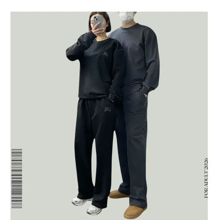 [BUNJANG] Burberry Embossed Training Set / 버버리 엠보 트레이닝 세트