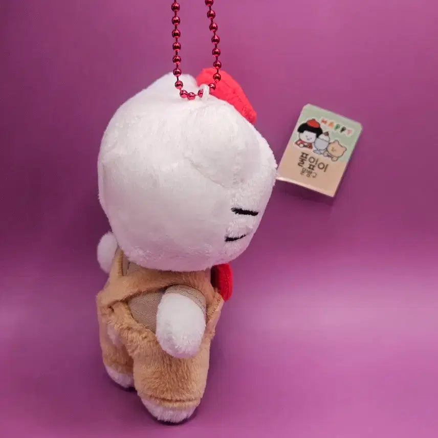 [BUNJANG] Hello Kitty Overalls Keychain / 헬로키티 멜빵 키링. 새상품