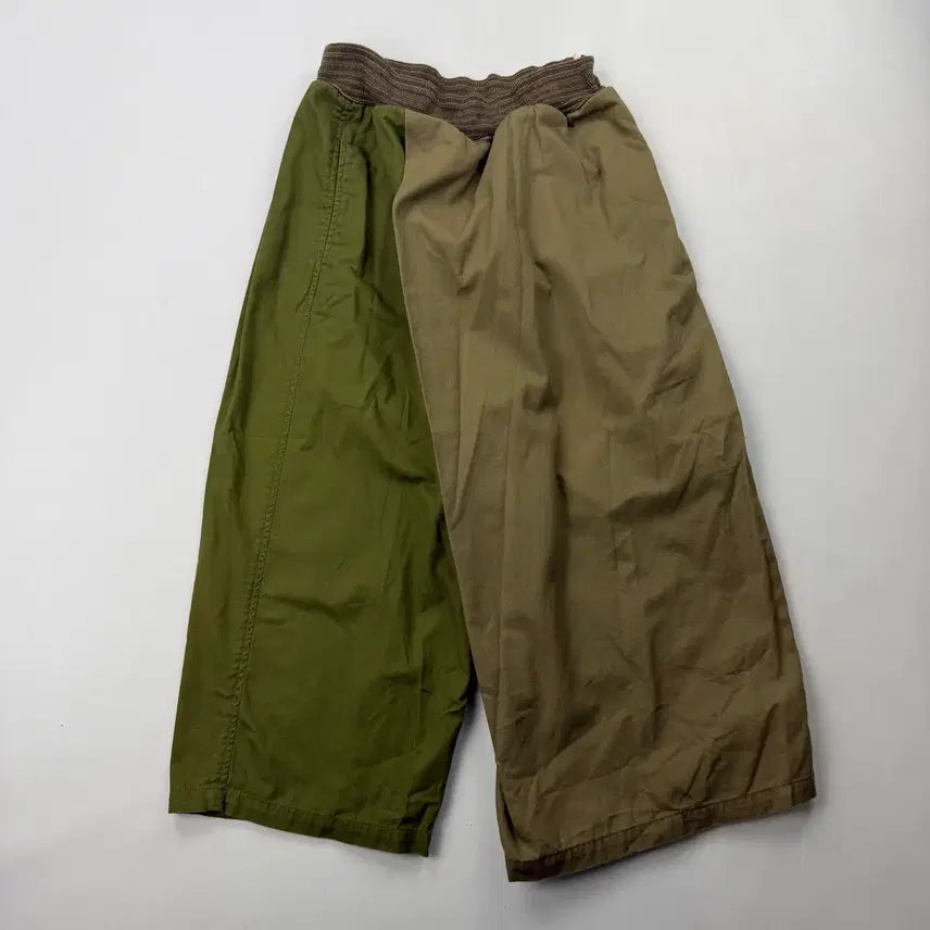 [BUNJANG] Capital Nissan Patchwork Wide Pants / 캐피탈 니산 패치워크 와이드 팬츠