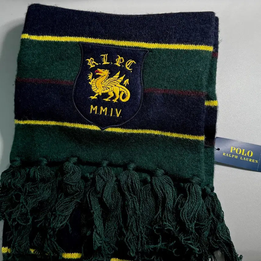 [BUNJANG] Polo Ralph Lauren Merino Wool Scarf / 폴로 랄프로렌 메리노 울 스카프 머플러