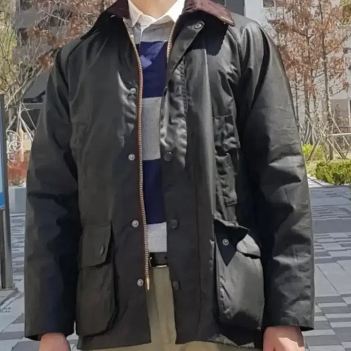 [BUNJANG] Waxed Jacket (Unused) / 바버왁스자켓 미사용 남녀공용