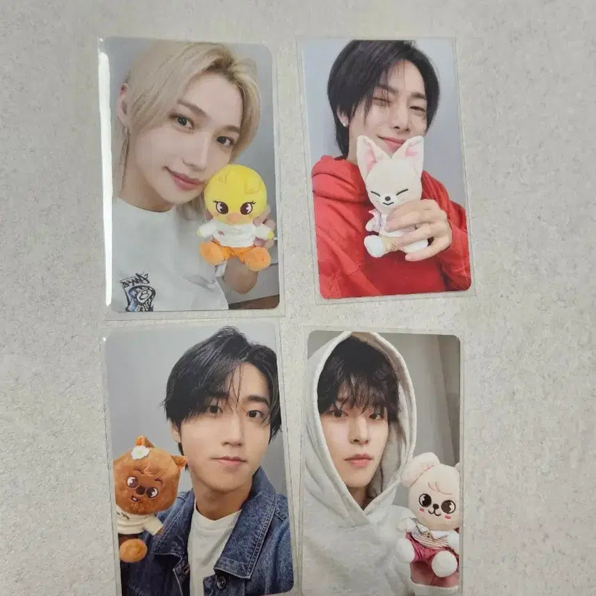 스트레이키즈 주토피아 fansshop 특전포카 4종