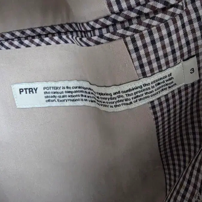 [BUNJANG] Pottery Gun Club Check Mac Coat / 포터리 건클럽체크 코튼 맥코트