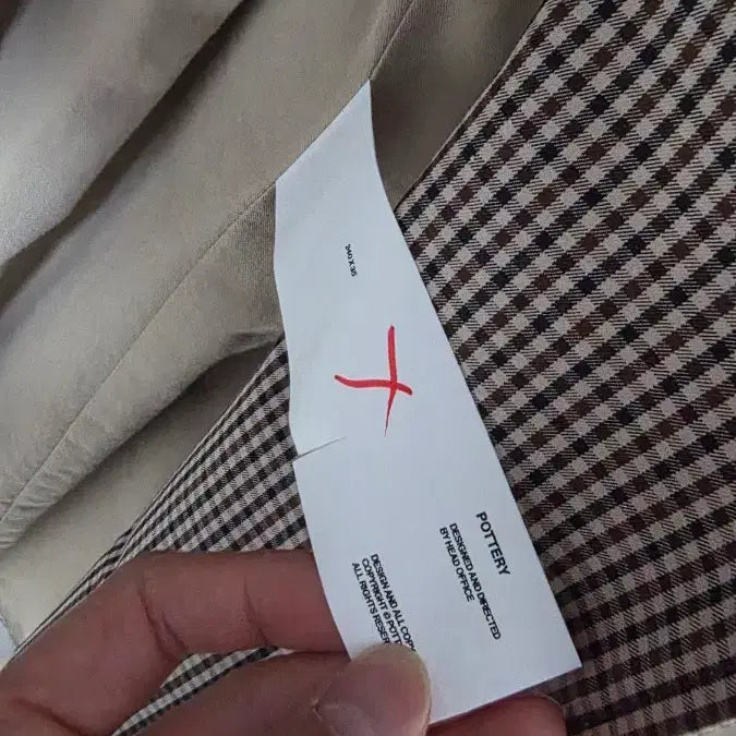 [BUNJANG] Pottery Gun Club Check Mac Coat / 포터리 건클럽체크 코튼 맥코트