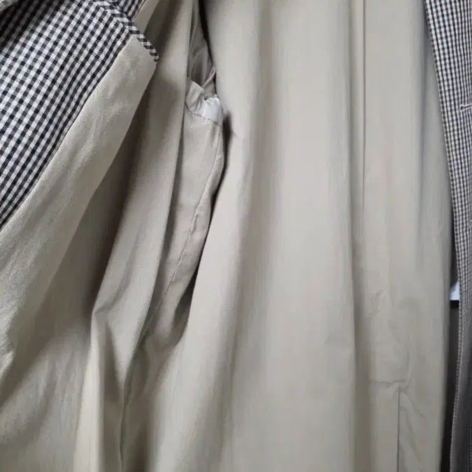 [BUNJANG] Pottery Gun Club Check Mac Coat / 포터리 건클럽체크 코튼 맥코트