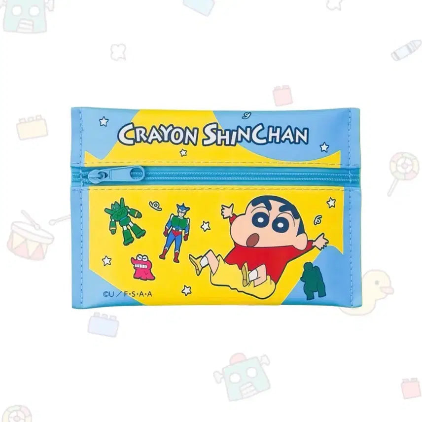[BUNJANG] Crayon Shin-chan Die-Cut Pouch / 정품)짱구 파우치 다이컷 파우치 장난감 상자