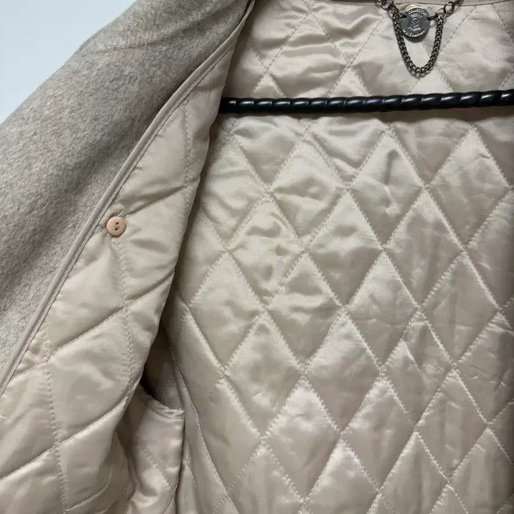 [BUNJANG] Handmade Wool 90% Jacket Oatmeal Beige / 핸드메이드 울80 자켓 오트밀베이지