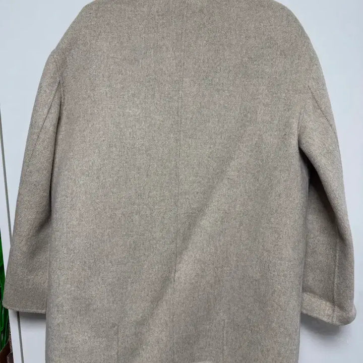 [BUNJANG] Handmade Wool 90% Jacket Oatmeal Beige / 핸드메이드 울80 자켓 오트밀베이지