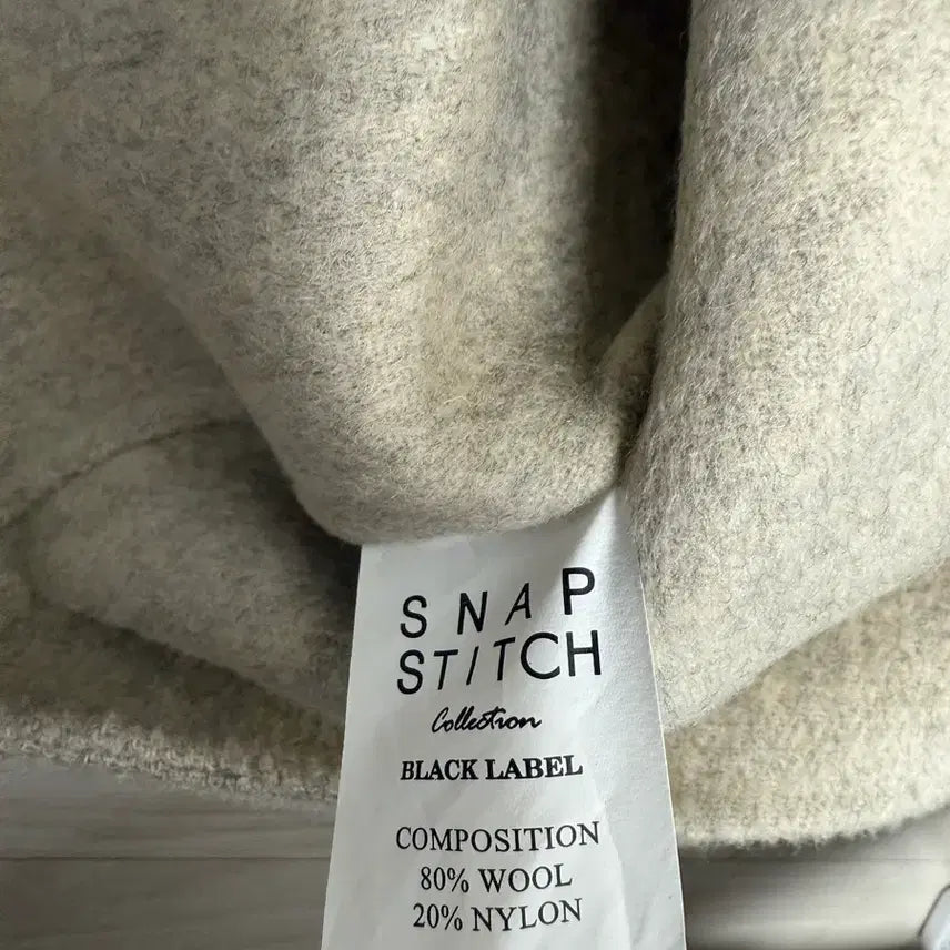 [BUNJANG] Handmade Wool 90% Jacket Oatmeal Beige / 핸드메이드 울80 자켓 오트밀베이지