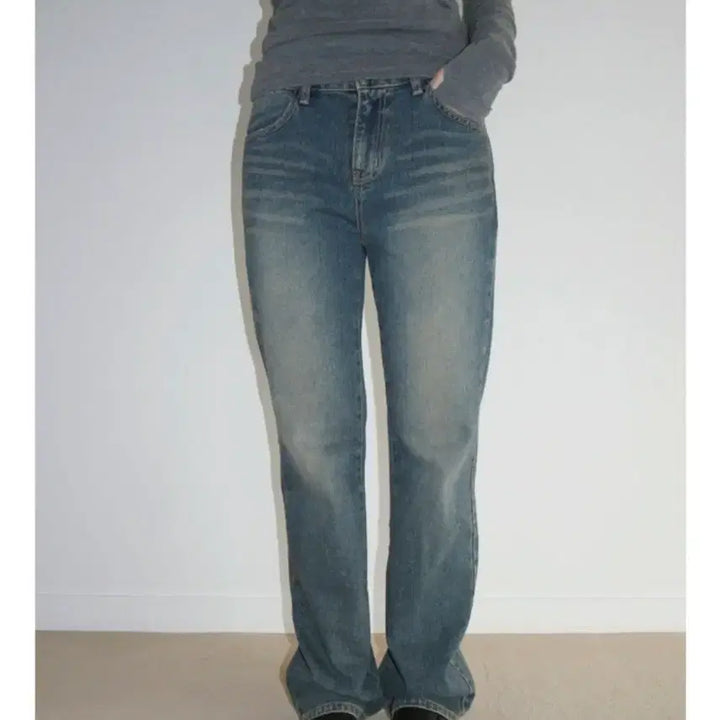 [BUNJANG] After Monday Roa Washing Denim Pants / 에프터먼데이 로아 2 washing denim pants