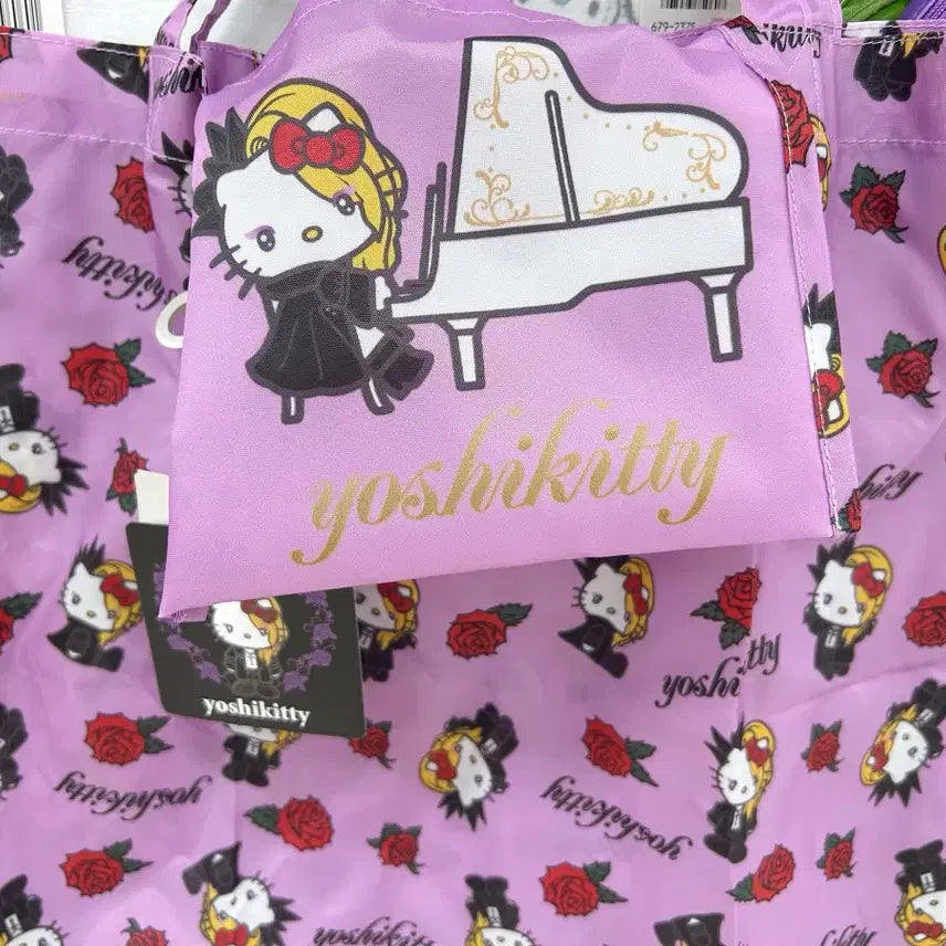 [BUNJANG] Sanrio Hello Kitty Yoshikitty Rose Eco Bag / 일본수입 산리오헬로키티 로즈요시키티에코백 요시키티장미장바구니