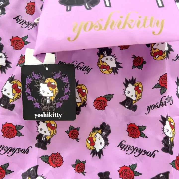 [BUNJANG] Sanrio Hello Kitty Yoshikitty Rose Eco Bag / 일본수입 산리오헬로키티 로즈요시키티에코백 요시키티장미장바구니