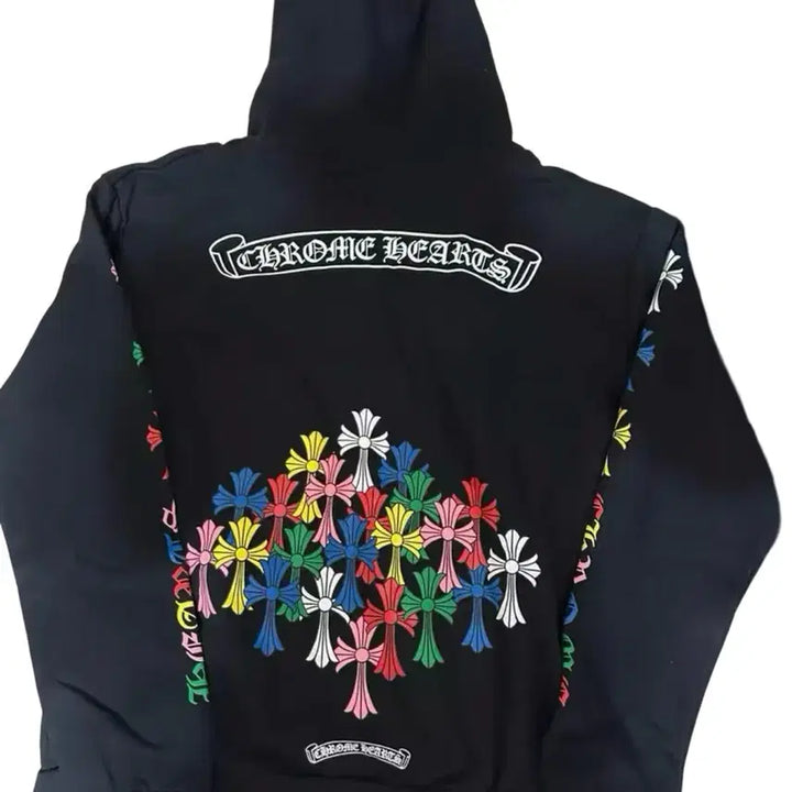 [BUNJANG] Chrome Hearts Multicolor Hoodie / 크롬하츠 멀티컬러 후드집업
