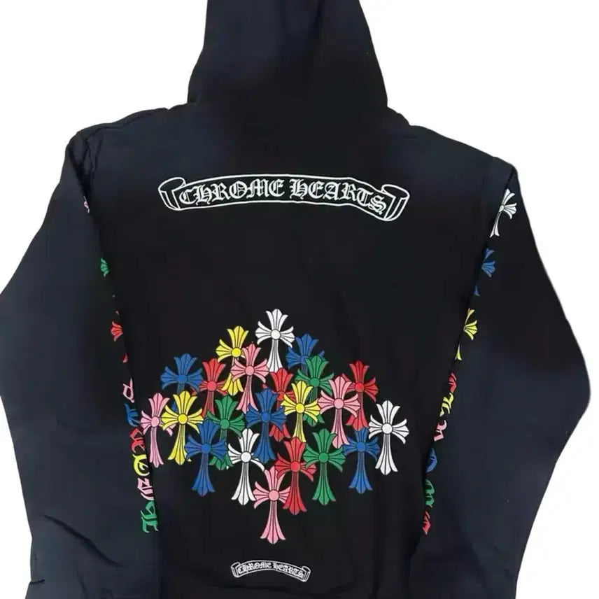 [BUNJANG] Chrome Hearts Multicolor Hoodie / 크롬하츠 멀티컬러 후드집업