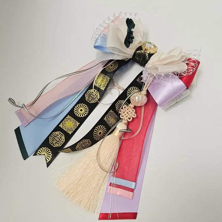 [BUNJANG] Idol Lightstick Hanbok-Style Ribbon / 아이돌 응원봉 리본 (한복풍 : 노리개장식)
