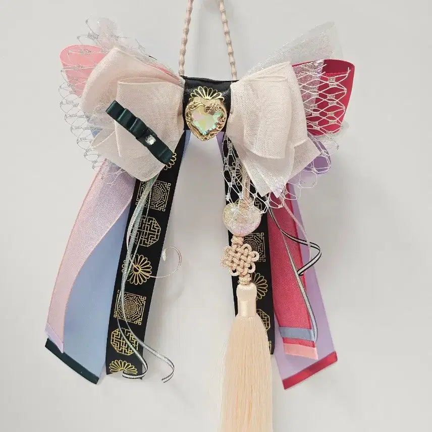 [BUNJANG] Idol Lightstick Hanbok-Style Ribbon / 아이돌 응원봉 리본 (한복풍 : 노리개장식)