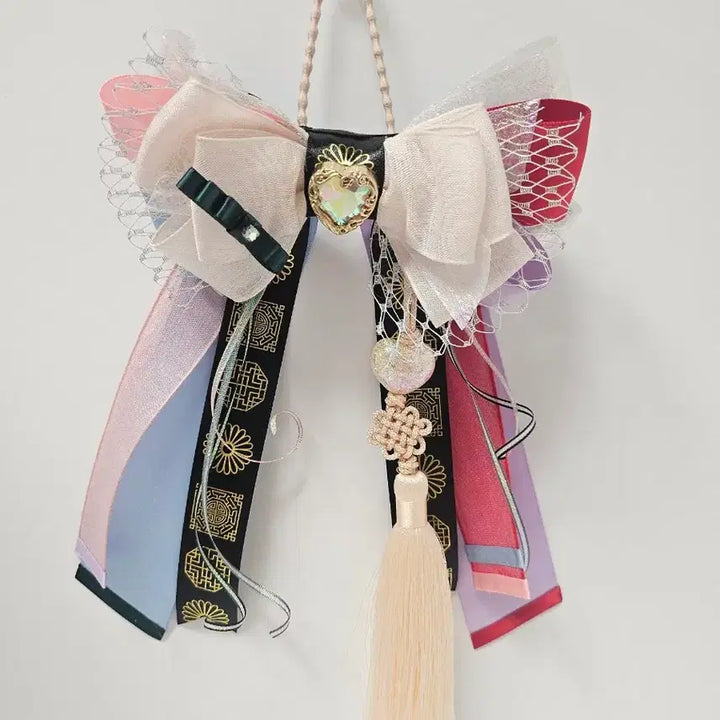 [BUNJANG] Idol Lightstick Hanbok-Style Ribbon / 아이돌 응원봉 리본 (한복풍 : 노리개장식)