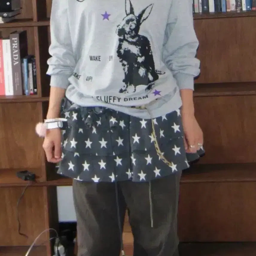 [BUNJANG] Fluffy House Frill Star Kankan Skirt / 플러피하우스 프릴 스타 캉캉 스커트 치마