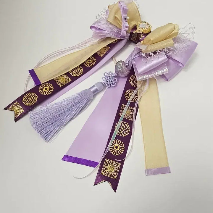 [BUNJANG] Idol Light Stick Korean-style Ribbon Ornament / 아이돌 응원봉 리본(한국풍: 노리개 장식)