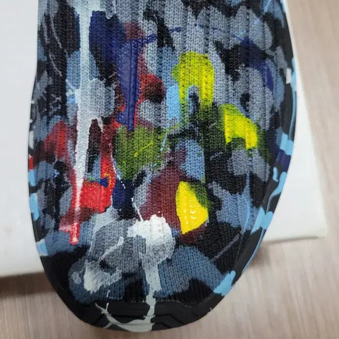 [BUNJANG] Men's Knit Slip-on High-Top Sneakers / 새상품)남성 니트소재 슬립온 부츠 하이탑 스니커즈 270~290