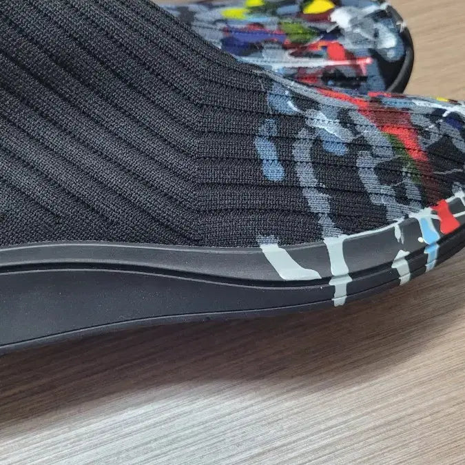 [BUNJANG] Men's Knit Slip-on High-Top Sneakers / 새상품)남성 니트소재 슬립온 부츠 하이탑 스니커즈 270~290