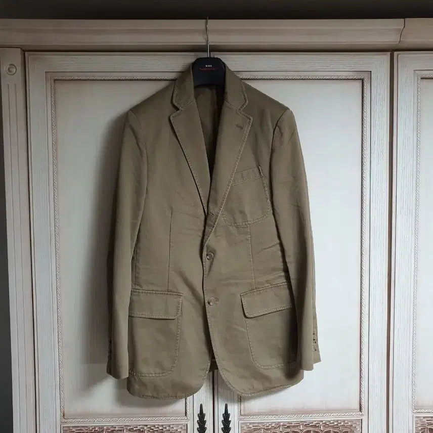 [BUNJANG] Polo Ralph Lauren Japan Chino Blazer Jacket Beige / 폴로 랄프로렌 재팬 일본 치노자켓 블레이저 스포츠코트 카키 베이지 s