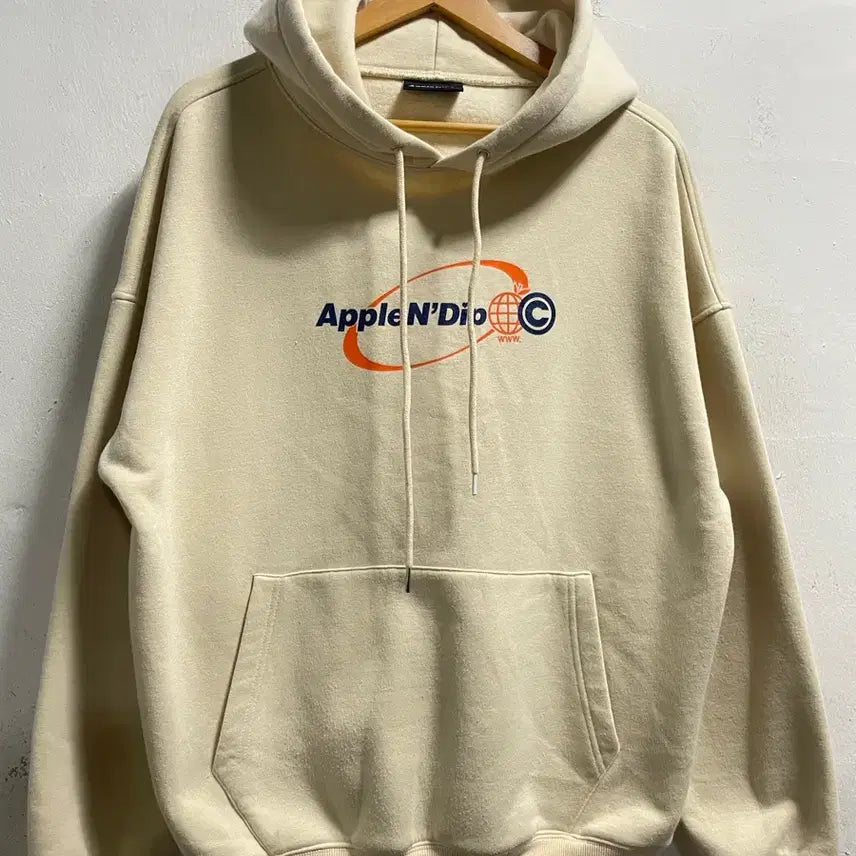 [BUNJANG] Apple & Deep Loose Fit Sweat Hoodie / 100-105 애플앤딥 루즈핏 스웻 후드티 정품